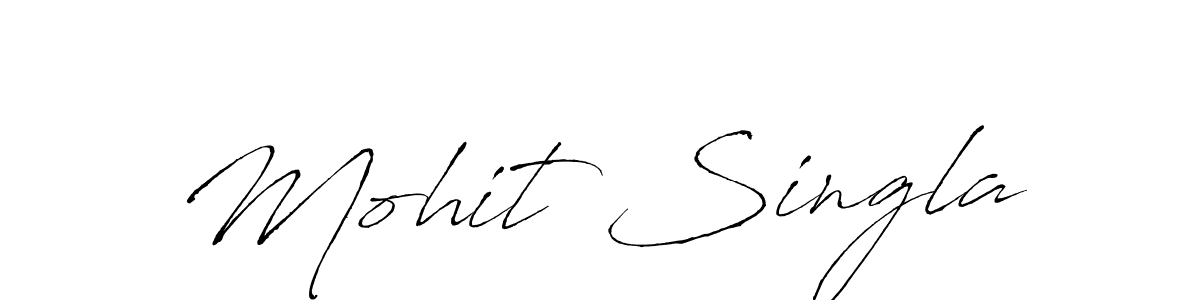 It looks lik you need a new signature style for name Mohit Singla. Design unique handwritten (Antro_Vectra) signature with our free signature maker in just a few clicks. Mohit Singla signature style 6 images and pictures png