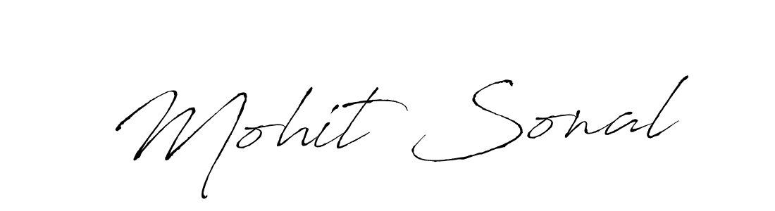You should practise on your own different ways (Antro_Vectra) to write your name (Mohit Sonal) in signature. don't let someone else do it for you. Mohit Sonal signature style 6 images and pictures png
