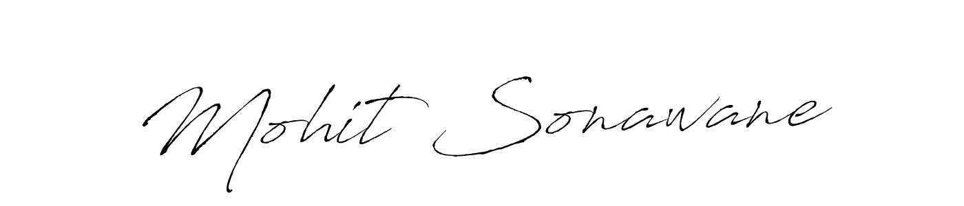 Mohit Sonawane stylish signature style. Best Handwritten Sign (Antro_Vectra) for my name. Handwritten Signature Collection Ideas for my name Mohit Sonawane. Mohit Sonawane signature style 6 images and pictures png