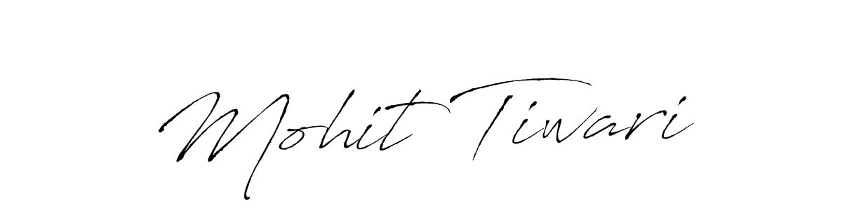 Design your own signature with our free online signature maker. With this signature software, you can create a handwritten (Antro_Vectra) signature for name Mohit Tiwari. Mohit Tiwari signature style 6 images and pictures png