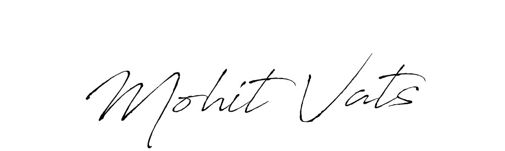 You can use this online signature creator to create a handwritten signature for the name Mohit Vats. This is the best online autograph maker. Mohit Vats signature style 6 images and pictures png