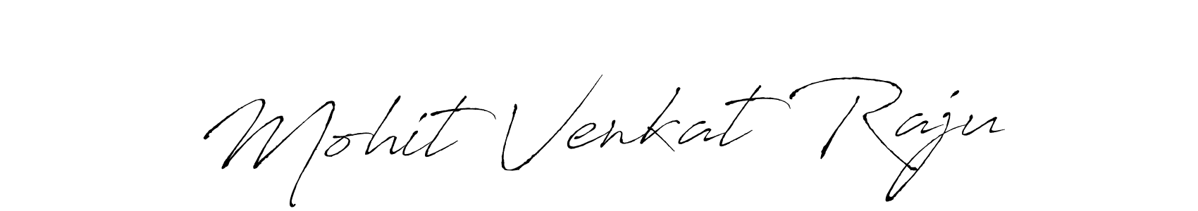 Also we have Mohit Venkat Raju name is the best signature style. Create professional handwritten signature collection using Antro_Vectra autograph style. Mohit Venkat Raju signature style 6 images and pictures png