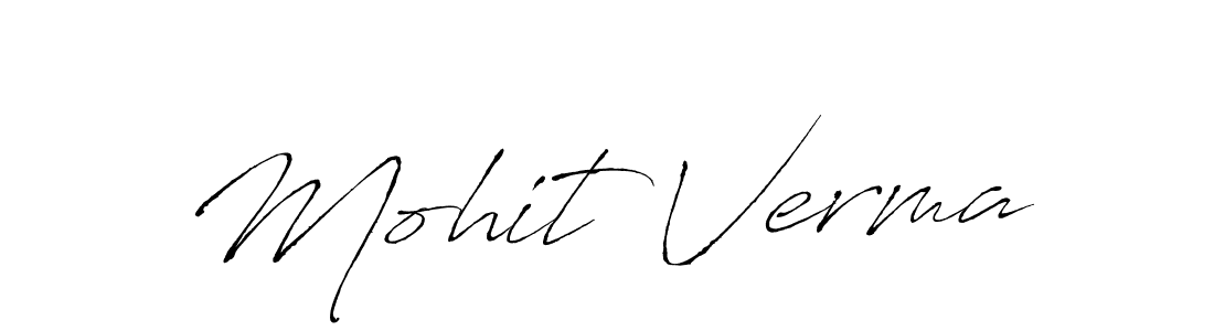 Create a beautiful signature design for name Mohit Verma. With this signature (Antro_Vectra) fonts, you can make a handwritten signature for free. Mohit Verma signature style 6 images and pictures png