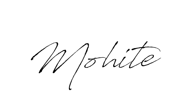 Create a beautiful signature design for name Mohite. With this signature (Antro_Vectra) fonts, you can make a handwritten signature for free. Mohite signature style 6 images and pictures png