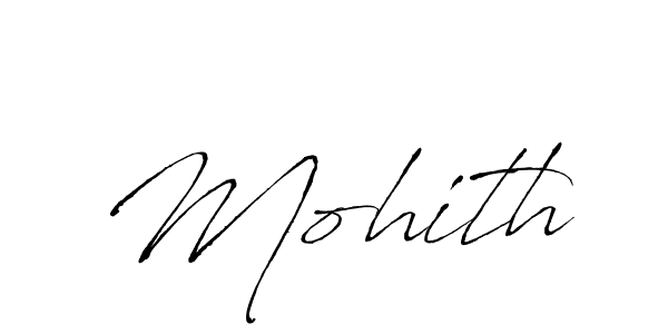 Create a beautiful signature design for name Mohith. With this signature (Antro_Vectra) fonts, you can make a handwritten signature for free. Mohith signature style 6 images and pictures png