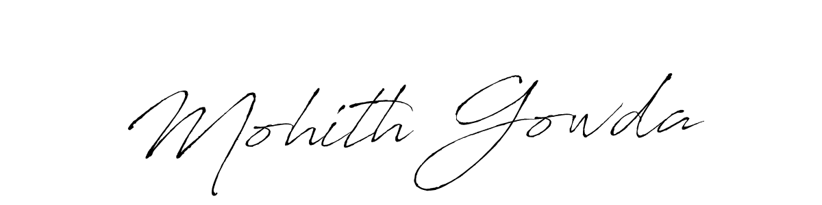 It looks lik you need a new signature style for name Mohith Gowda. Design unique handwritten (Antro_Vectra) signature with our free signature maker in just a few clicks. Mohith Gowda signature style 6 images and pictures png