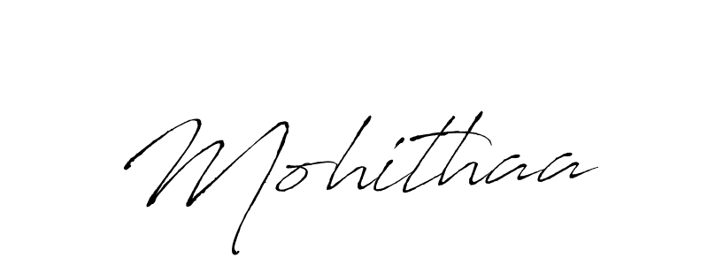 How to make Mohithaa signature? Antro_Vectra is a professional autograph style. Create handwritten signature for Mohithaa name. Mohithaa signature style 6 images and pictures png