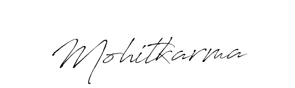 Mohitkarma stylish signature style. Best Handwritten Sign (Antro_Vectra) for my name. Handwritten Signature Collection Ideas for my name Mohitkarma. Mohitkarma signature style 6 images and pictures png
