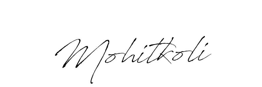 if you are searching for the best signature style for your name Mohitkoli. so please give up your signature search. here we have designed multiple signature styles  using Antro_Vectra. Mohitkoli signature style 6 images and pictures png