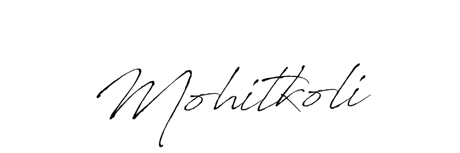 Also You can easily find your signature by using the search form. We will create Mohitkoli name handwritten signature images for you free of cost using Antro_Vectra sign style. Mohitkoli signature style 6 images and pictures png