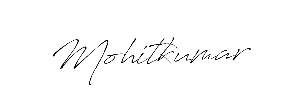 Use a signature maker to create a handwritten signature online. With this signature software, you can design (Antro_Vectra) your own signature for name Mohitkumar. Mohitkumar signature style 6 images and pictures png