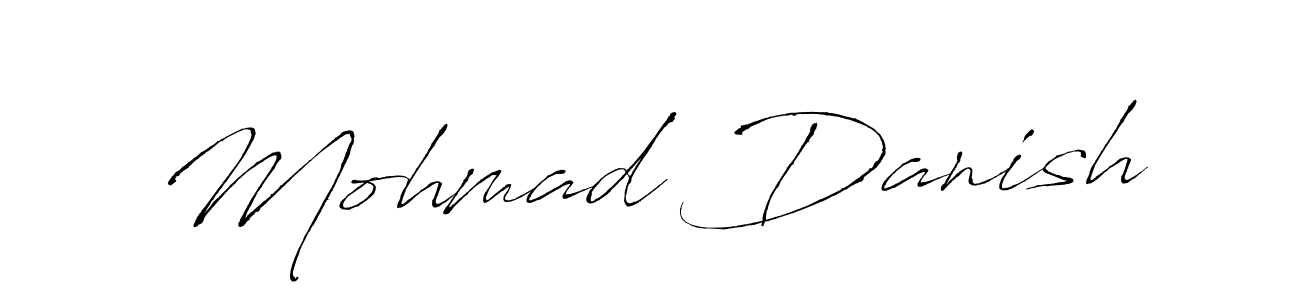 How to make Mohmad Danish name signature. Use Antro_Vectra style for creating short signs online. This is the latest handwritten sign. Mohmad Danish signature style 6 images and pictures png