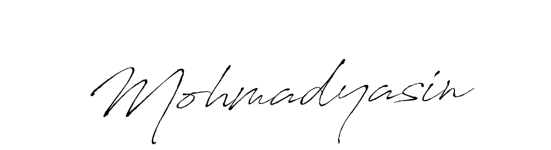 It looks lik you need a new signature style for name Mohmadyasin. Design unique handwritten (Antro_Vectra) signature with our free signature maker in just a few clicks. Mohmadyasin signature style 6 images and pictures png