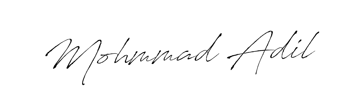 How to make Mohmmad Adil signature? Antro_Vectra is a professional autograph style. Create handwritten signature for Mohmmad Adil name. Mohmmad Adil signature style 6 images and pictures png