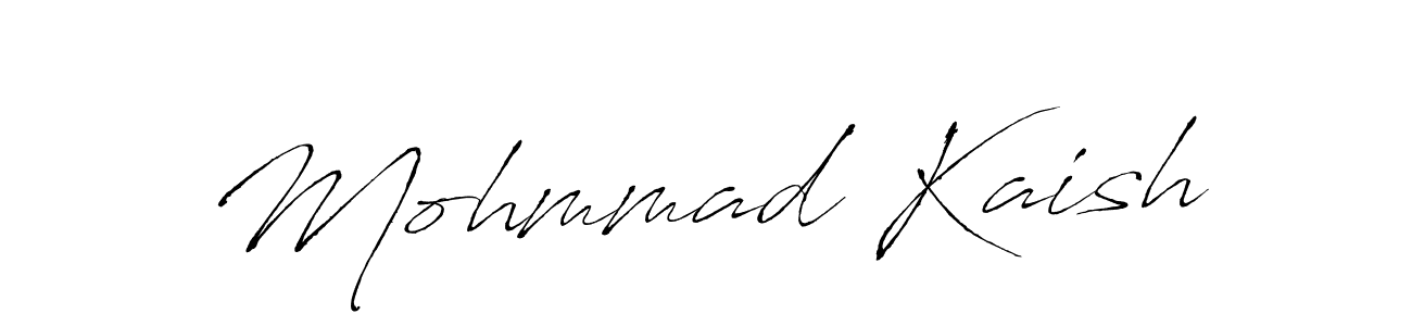 Use a signature maker to create a handwritten signature online. With this signature software, you can design (Antro_Vectra) your own signature for name Mohmmad Kaish. Mohmmad Kaish signature style 6 images and pictures png