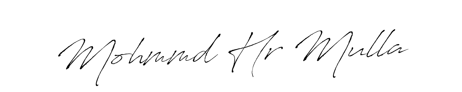 Make a beautiful signature design for name Mohmmd Hr Mulla. Use this online signature maker to create a handwritten signature for free. Mohmmd Hr Mulla signature style 6 images and pictures png