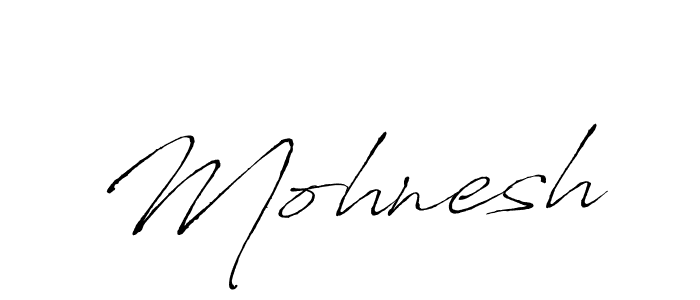 Create a beautiful signature design for name Mohnesh. With this signature (Antro_Vectra) fonts, you can make a handwritten signature for free. Mohnesh signature style 6 images and pictures png