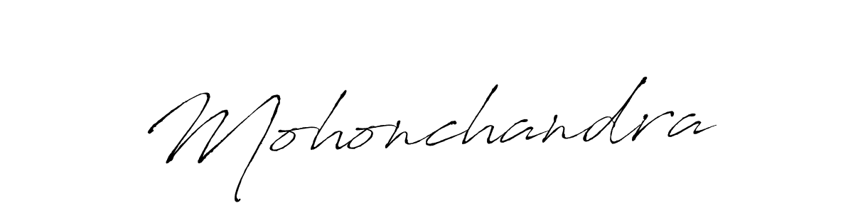 How to make Mohonchandra signature? Antro_Vectra is a professional autograph style. Create handwritten signature for Mohonchandra name. Mohonchandra signature style 6 images and pictures png