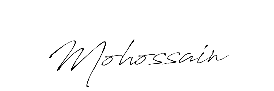 Design your own signature with our free online signature maker. With this signature software, you can create a handwritten (Antro_Vectra) signature for name Mohossain. Mohossain signature style 6 images and pictures png