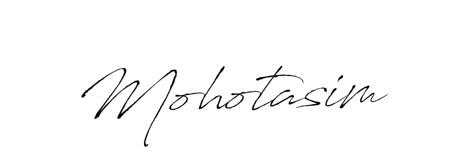 Make a beautiful signature design for name Mohotasim. With this signature (Antro_Vectra) style, you can create a handwritten signature for free. Mohotasim signature style 6 images and pictures png