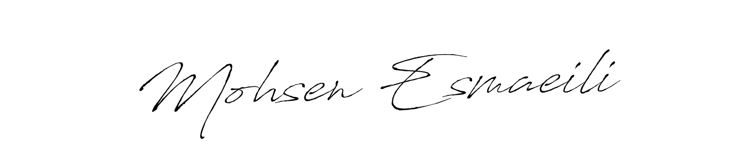 Mohsen Esmaeili stylish signature style. Best Handwritten Sign (Antro_Vectra) for my name. Handwritten Signature Collection Ideas for my name Mohsen Esmaeili. Mohsen Esmaeili signature style 6 images and pictures png