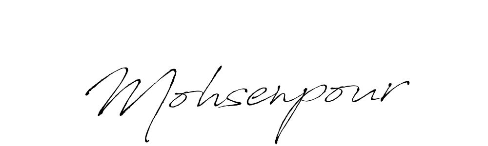 Design your own signature with our free online signature maker. With this signature software, you can create a handwritten (Antro_Vectra) signature for name Mohsenpour. Mohsenpour signature style 6 images and pictures png