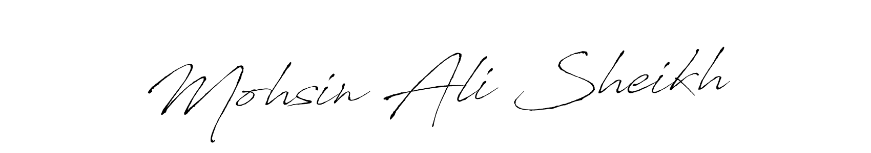 You should practise on your own different ways (Antro_Vectra) to write your name (Mohsin Ali Sheikh) in signature. don't let someone else do it for you. Mohsin Ali Sheikh signature style 6 images and pictures png