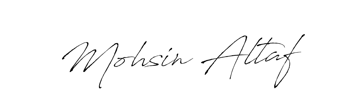 Create a beautiful signature design for name Mohsin Altaf. With this signature (Antro_Vectra) fonts, you can make a handwritten signature for free. Mohsin Altaf signature style 6 images and pictures png