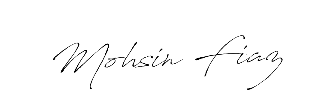 Design your own signature with our free online signature maker. With this signature software, you can create a handwritten (Antro_Vectra) signature for name Mohsin Fiaz. Mohsin Fiaz signature style 6 images and pictures png