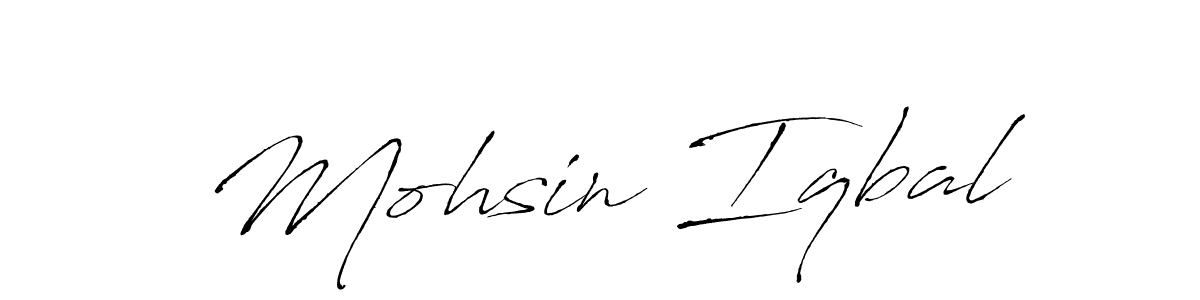 It looks lik you need a new signature style for name Mohsin Iqbal. Design unique handwritten (Antro_Vectra) signature with our free signature maker in just a few clicks. Mohsin Iqbal signature style 6 images and pictures png