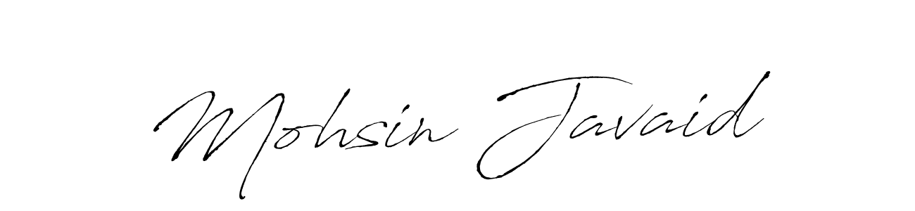 Mohsin Javaid stylish signature style. Best Handwritten Sign (Antro_Vectra) for my name. Handwritten Signature Collection Ideas for my name Mohsin Javaid. Mohsin Javaid signature style 6 images and pictures png