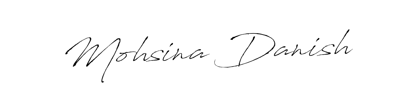 Mohsina Danish stylish signature style. Best Handwritten Sign (Antro_Vectra) for my name. Handwritten Signature Collection Ideas for my name Mohsina Danish. Mohsina Danish signature style 6 images and pictures png