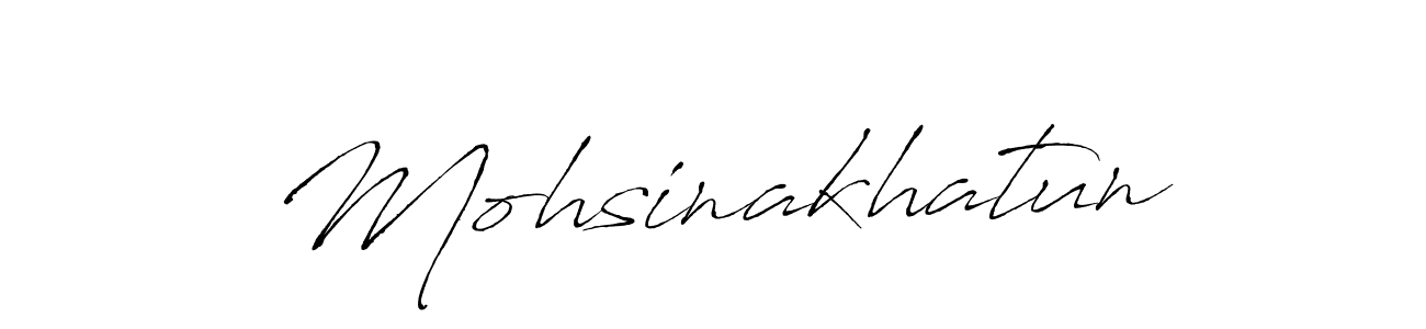 Make a short Mohsinakhatun signature style. Manage your documents anywhere anytime using Antro_Vectra. Create and add eSignatures, submit forms, share and send files easily. Mohsinakhatun signature style 6 images and pictures png