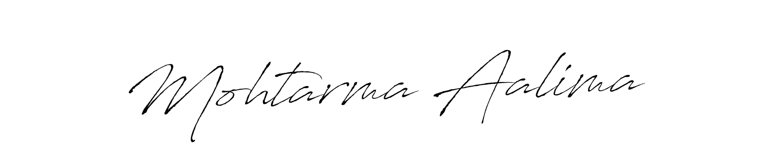 This is the best signature style for the Mohtarma Aalima name. Also you like these signature font (Antro_Vectra). Mix name signature. Mohtarma Aalima signature style 6 images and pictures png