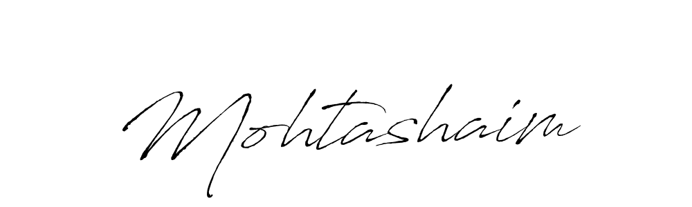 Use a signature maker to create a handwritten signature online. With this signature software, you can design (Antro_Vectra) your own signature for name Mohtashaim. Mohtashaim signature style 6 images and pictures png