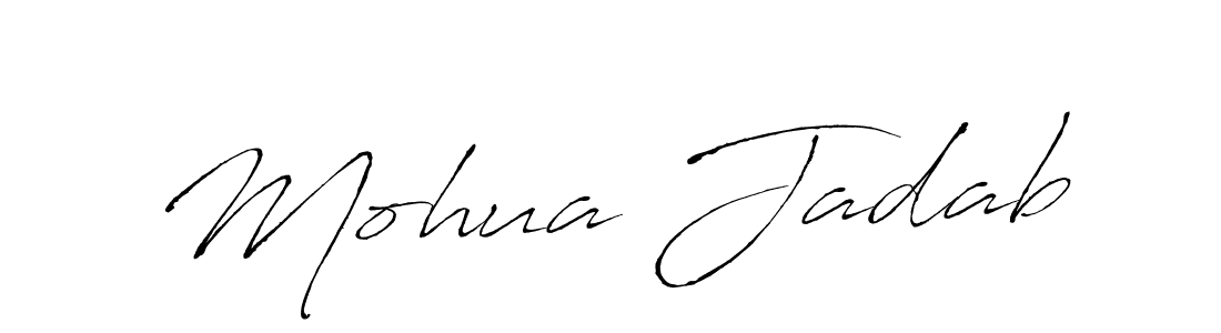 You can use this online signature creator to create a handwritten signature for the name Mohua Jadab. This is the best online autograph maker. Mohua Jadab signature style 6 images and pictures png