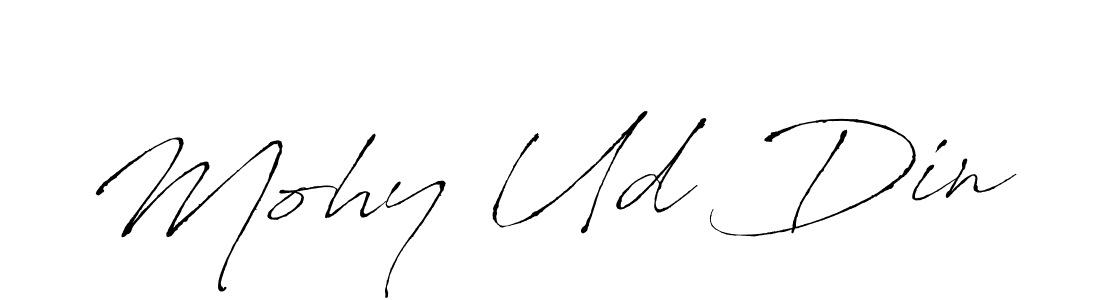 You can use this online signature creator to create a handwritten signature for the name Mohy Ud Din. This is the best online autograph maker. Mohy Ud Din signature style 6 images and pictures png