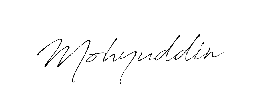 How to make Mohyuddin signature? Antro_Vectra is a professional autograph style. Create handwritten signature for Mohyuddin name. Mohyuddin signature style 6 images and pictures png