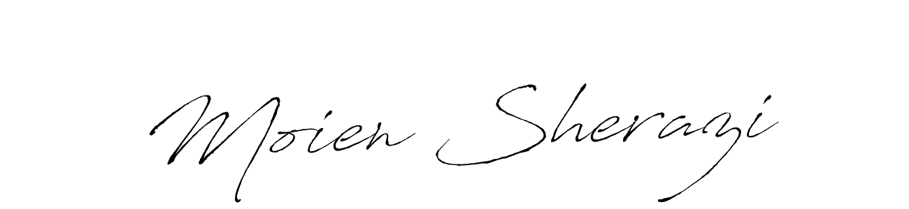 Use a signature maker to create a handwritten signature online. With this signature software, you can design (Antro_Vectra) your own signature for name Moien Sherazi. Moien Sherazi signature style 6 images and pictures png