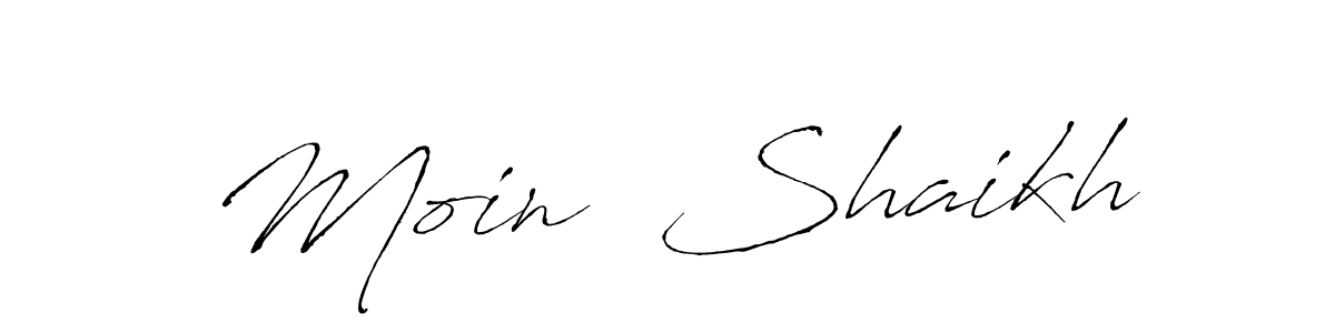 Moin  Shaikh stylish signature style. Best Handwritten Sign (Antro_Vectra) for my name. Handwritten Signature Collection Ideas for my name Moin  Shaikh. Moin  Shaikh signature style 6 images and pictures png