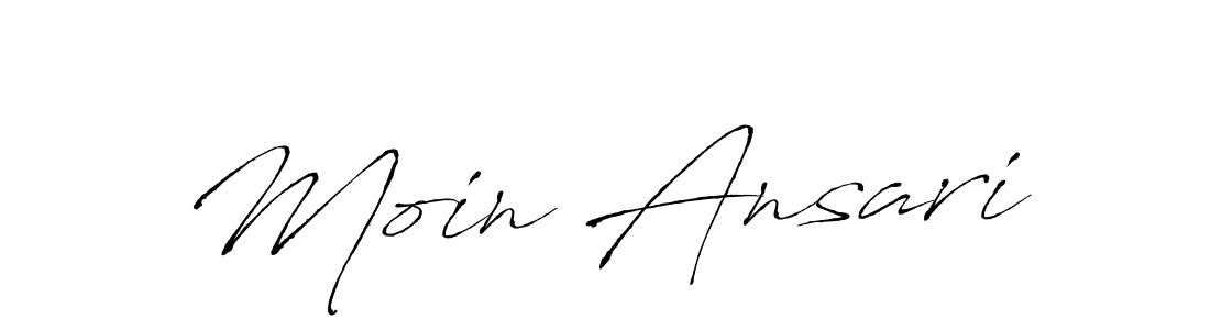 You should practise on your own different ways (Antro_Vectra) to write your name (Moin Ansari) in signature. don't let someone else do it for you. Moin Ansari signature style 6 images and pictures png