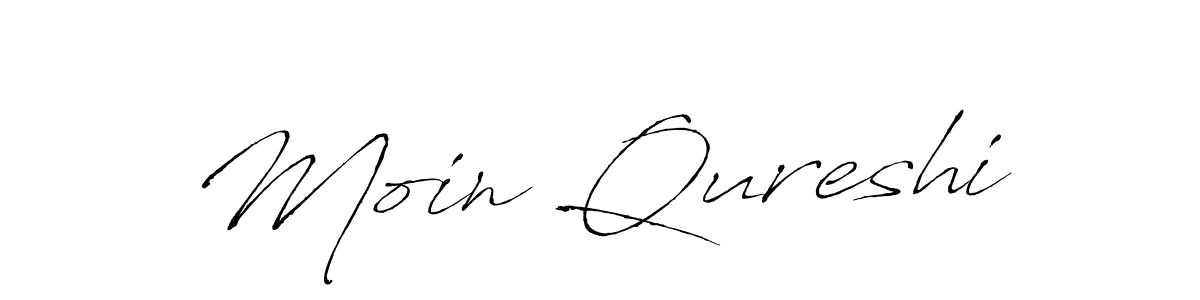 Use a signature maker to create a handwritten signature online. With this signature software, you can design (Antro_Vectra) your own signature for name Moin Qureshi. Moin Qureshi signature style 6 images and pictures png