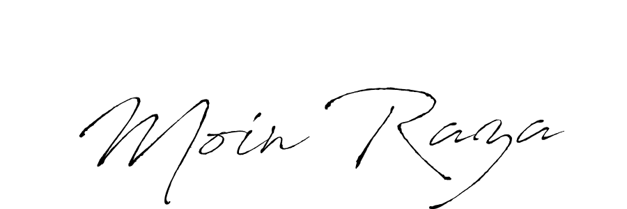 Use a signature maker to create a handwritten signature online. With this signature software, you can design (Antro_Vectra) your own signature for name Moin Raza. Moin Raza signature style 6 images and pictures png