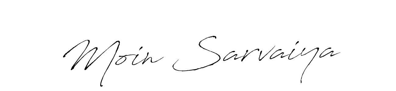 How to make Moin Sarvaiya name signature. Use Antro_Vectra style for creating short signs online. This is the latest handwritten sign. Moin Sarvaiya signature style 6 images and pictures png