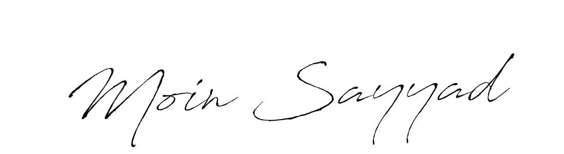 How to make Moin Sayyad signature? Antro_Vectra is a professional autograph style. Create handwritten signature for Moin Sayyad name. Moin Sayyad signature style 6 images and pictures png