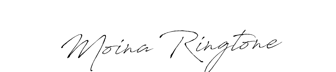 Similarly Antro_Vectra is the best handwritten signature design. Signature creator online .You can use it as an online autograph creator for name Moina Ringtone. Moina Ringtone signature style 6 images and pictures png