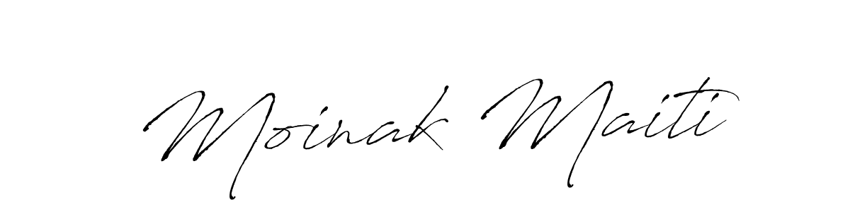 Antro_Vectra is a professional signature style that is perfect for those who want to add a touch of class to their signature. It is also a great choice for those who want to make their signature more unique. Get Moinak Maiti name to fancy signature for free. Moinak Maiti signature style 6 images and pictures png