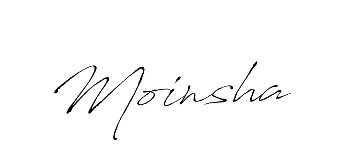 How to make Moinsha name signature. Use Antro_Vectra style for creating short signs online. This is the latest handwritten sign. Moinsha signature style 6 images and pictures png
