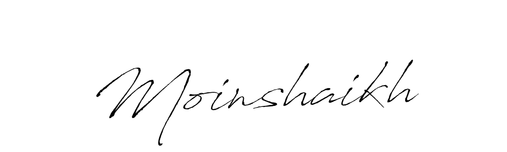 How to make Moinshaikh signature? Antro_Vectra is a professional autograph style. Create handwritten signature for Moinshaikh name. Moinshaikh signature style 6 images and pictures png
