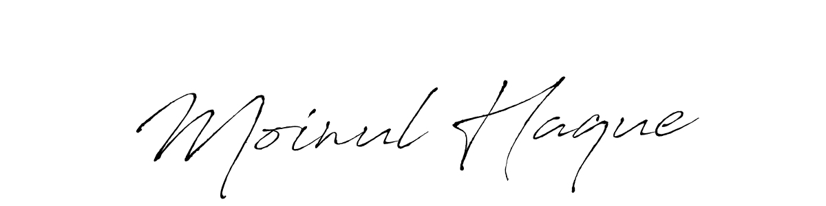 Design your own signature with our free online signature maker. With this signature software, you can create a handwritten (Antro_Vectra) signature for name Moinul Haque. Moinul Haque signature style 6 images and pictures png